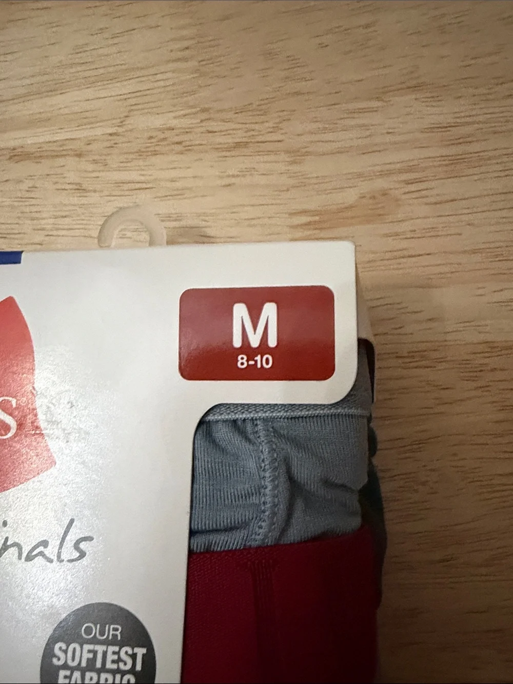 Hanes Originals Boy’s Supersoft Boxer Briefs - Grey, Red, Black (M) Brand new!